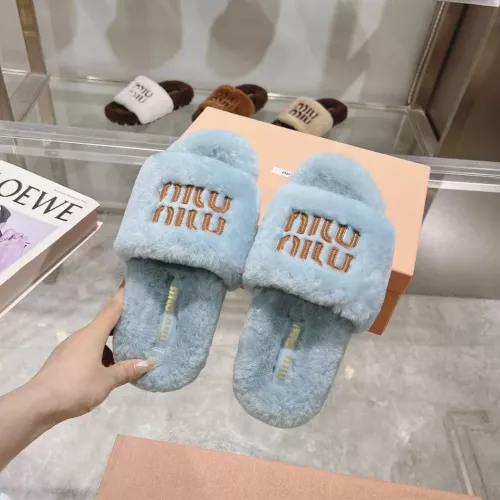 Cheap MIU MIU Slippers For Women #1357592 Replica Wholesale [$92.00 USD] [ITEM#1357592] on Replica MIU MIU Slippers