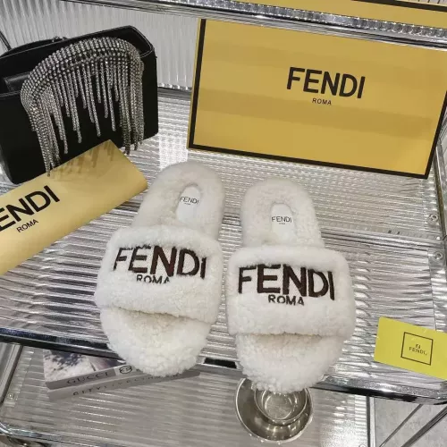 Cheap Fendi Slippers For Women #1357607 Replica Wholesale [$92.00 USD] [ITEM#1357607] on Replica Fendi Slippers