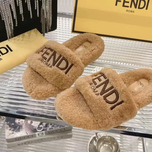Cheap Fendi Slippers For Women #1357608 Replica Wholesale [$92.00 USD] [ITEM#1357608] on Replica Fendi Slippers