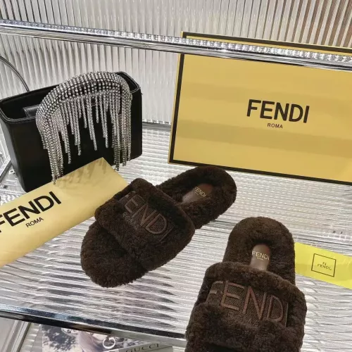 Cheap Fendi Slippers For Women #1357609 Replica Wholesale [$92.00 USD] [ITEM#1357609] on Replica Fendi Slippers