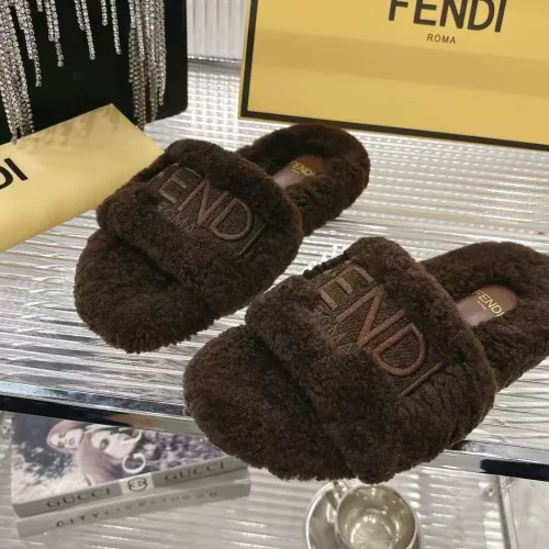 Cheap Fendi Slippers For Women #1357609 Replica Wholesale [$92.00 USD] [ITEM#1357609] on Replica Fendi Slippers