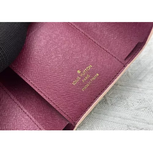 Cheap Louis Vuitton LV Wallets In Burgundy For Women #1357623 Replica Wholesale [$40.00 USD] [ITEM#1357623] on Replica Louis Vuitton LV Wallets