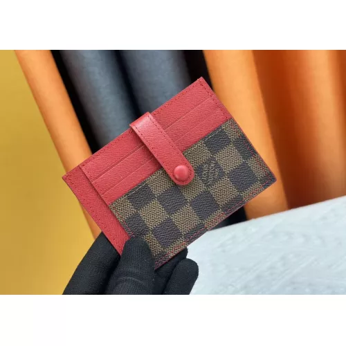 Louis Vuitton LV Card Case In Red For Women #1357630