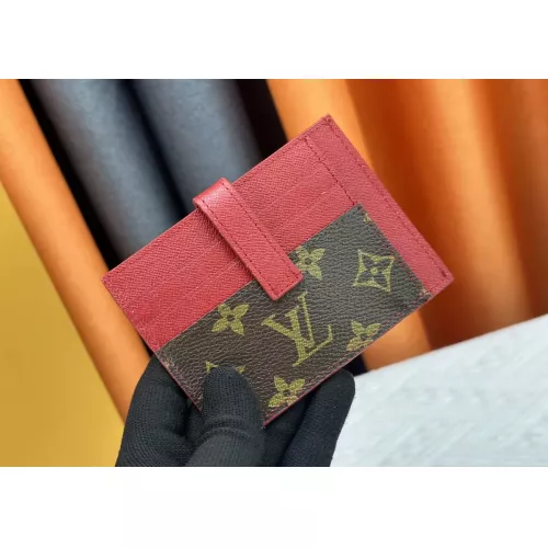 Cheap Louis Vuitton LV Card Case In Red For Women #1357631 Replica Wholesale [$38.00 USD] [ITEM#1357631] on Replica Louis Vuitton LV Wallets