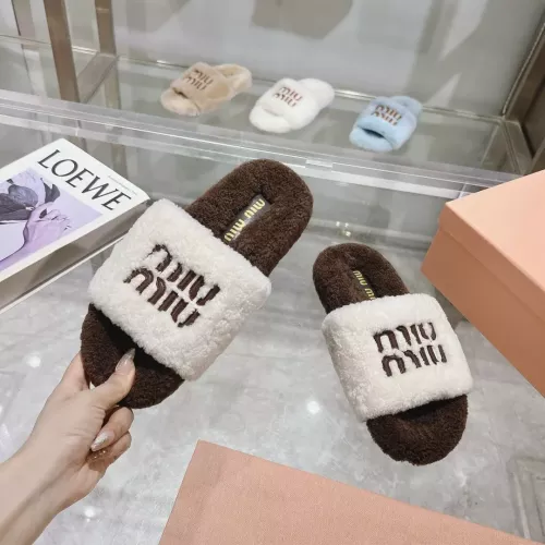 Cheap MIU MIU Slippers For Women #1357645 Replica Wholesale [$92.00 USD] [ITEM#1357645] on Replica MIU MIU Slippers