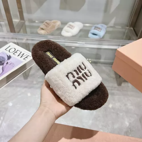 Cheap MIU MIU Slippers For Women #1357645 Replica Wholesale [$92.00 USD] [ITEM#1357645] on Replica MIU MIU Slippers
