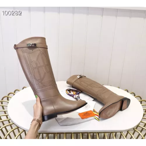 Cheap Hermes Boots For Women #1357650 Replica Wholesale [$118.00 USD] [ITEM#1357650] on Replica Hermes Boots