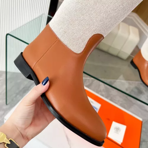 Cheap Hermes Boots For Women #1357669 Replica Wholesale [$115.00 USD] [ITEM#1357669] on Replica Hermes Boots
