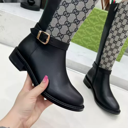 Cheap Gucci Boots For Women #1357679 Replica Wholesale [$112.00 USD] [ITEM#1357679] on Replica Gucci Boots