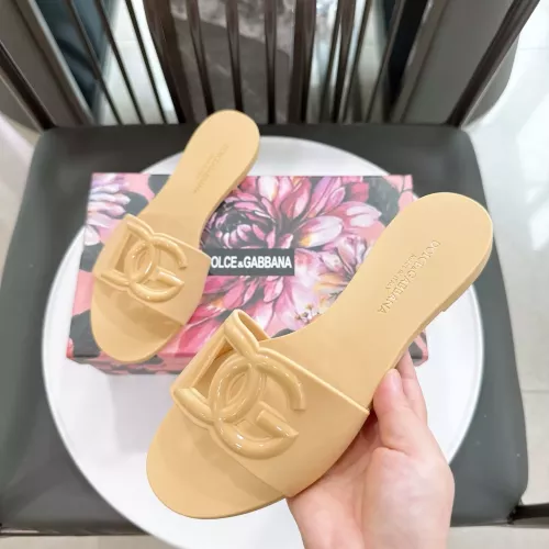 Cheap Dolce &amp; Gabbana D&amp;G Slippers For Women #1357684 Replica Wholesale [$48.00 USD] [ITEM#1357684] on Replica Dolce &amp; Gabbana D&amp;G Slippers