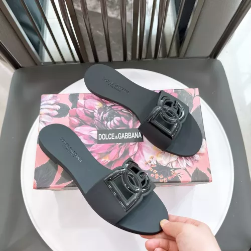 Cheap Dolce &amp; Gabbana D&amp;G Slippers For Women #1357691 Replica Wholesale [$48.00 USD] [ITEM#1357691] on Replica Dolce &amp; Gabbana D&amp;G Slippers