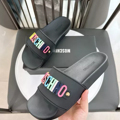 Cheap Moschino Slippers For Women #1357692 Replica Wholesale [$56.00 USD] [ITEM#1357692] on Replica Moschino Slippers