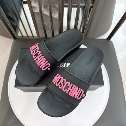Cheap Moschino Slippers For Women #1357693 Replica Wholesale [$56.00 USD] [ITEM#1357693] on Replica Moschino Slippers