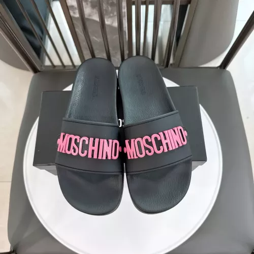 Cheap Moschino Slippers For Women #1357693 Replica Wholesale [$56.00 USD] [ITEM#1357693] on Replica Moschino Slippers