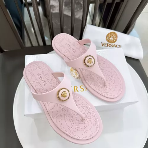 Cheap Versace Slippers For Women #1357694 Replica Wholesale [$60.00 USD] [ITEM#1357694] on Replica Versace Slippers