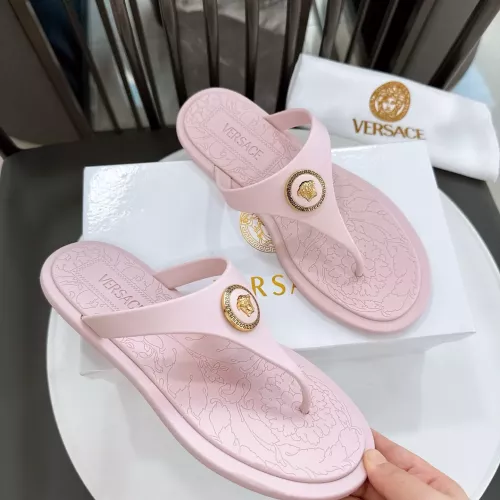 Cheap Versace Slippers For Women #1357694 Replica Wholesale [$60.00 USD] [ITEM#1357694] on Replica Versace Slippers