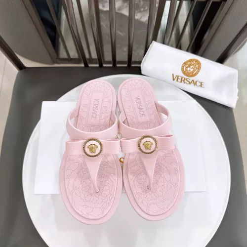 Cheap Versace Slippers For Women #1357698 Replica Wholesale [$60.00 USD] [ITEM#1357698] on Replica Versace Slippers