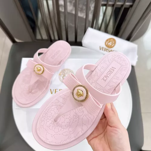 Cheap Versace Slippers For Women #1357698 Replica Wholesale [$60.00 USD] [ITEM#1357698] on Replica Versace Slippers