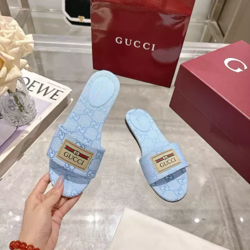 Cheap Gucci Slippers For Women #1357705 Replica Wholesale [$72.00 USD] [ITEM#1357705] on Replica Gucci Slippers