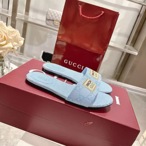 Cheap Gucci Slippers For Women #1357705 Replica Wholesale [$72.00 USD] [ITEM#1357705] on Replica Gucci Slippers