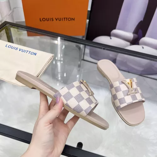 Cheap Louis Vuitton Slippers For Women #1357716 Replica Wholesale [$82.00 USD] [ITEM#1357716] on Replica Louis Vuitton Slippers