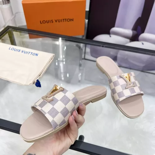 Cheap Louis Vuitton Slippers For Women #1357716 Replica Wholesale [$82.00 USD] [ITEM#1357716] on Replica Louis Vuitton Slippers