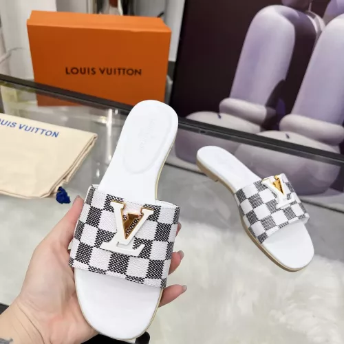 Cheap Louis Vuitton Slippers For Women #1357717 Replica Wholesale [$82.00 USD] [ITEM#1357717] on Replica Louis Vuitton Slippers
