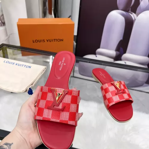Cheap Louis Vuitton Slippers For Women #1357720 Replica Wholesale [$82.00 USD] [ITEM#1357720] on Replica Louis Vuitton Slippers