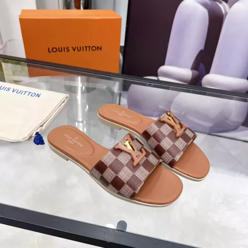 Cheap Louis Vuitton Slippers For Women #1357721 Replica Wholesale [$82.00 USD] [ITEM#1357721] on Replica Louis Vuitton Slippers