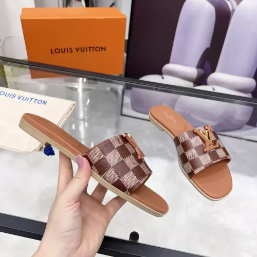 Cheap Louis Vuitton Slippers For Women #1357721 Replica Wholesale [$82.00 USD] [ITEM#1357721] on Replica Louis Vuitton Slippers