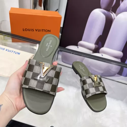 Cheap Louis Vuitton Slippers For Women #1357722 Replica Wholesale [$82.00 USD] [ITEM#1357722] on Replica Louis Vuitton Slippers