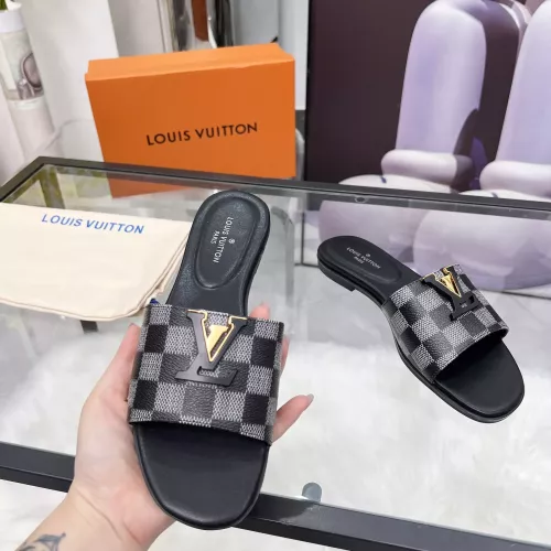 Cheap Louis Vuitton Slippers For Women #1357723 Replica Wholesale [$82.00 USD] [ITEM#1357723] on Replica Louis Vuitton Slippers