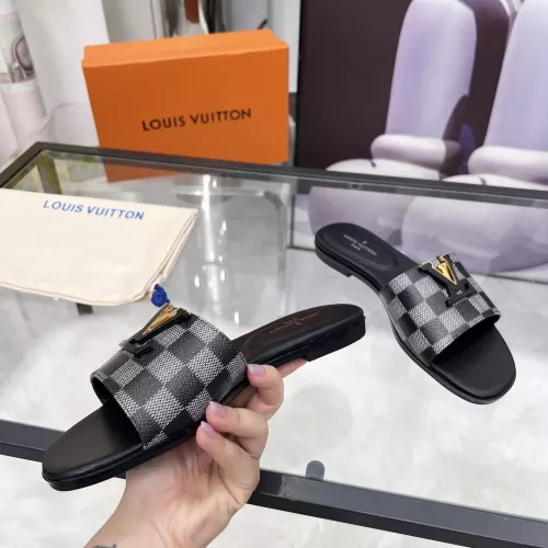 Cheap Louis Vuitton Slippers For Women #1357723 Replica Wholesale [$82.00 USD] [ITEM#1357723] on Replica Louis Vuitton Slippers