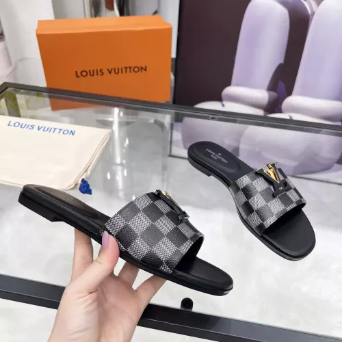 Cheap Louis Vuitton Slippers For Women #1357723 Replica Wholesale [$82.00 USD] [ITEM#1357723] on Replica Louis Vuitton Slippers