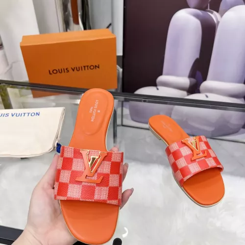 Cheap Louis Vuitton Slippers For Women #1357724 Replica Wholesale [$82.00 USD] [ITEM#1357724] on Replica Louis Vuitton Slippers