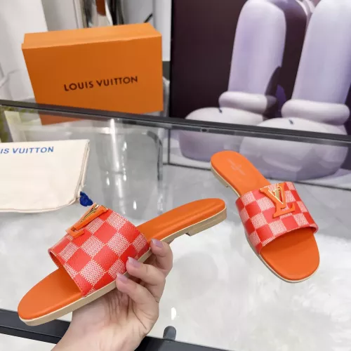 Cheap Louis Vuitton Slippers For Women #1357724 Replica Wholesale [$82.00 USD] [ITEM#1357724] on Replica Louis Vuitton Slippers