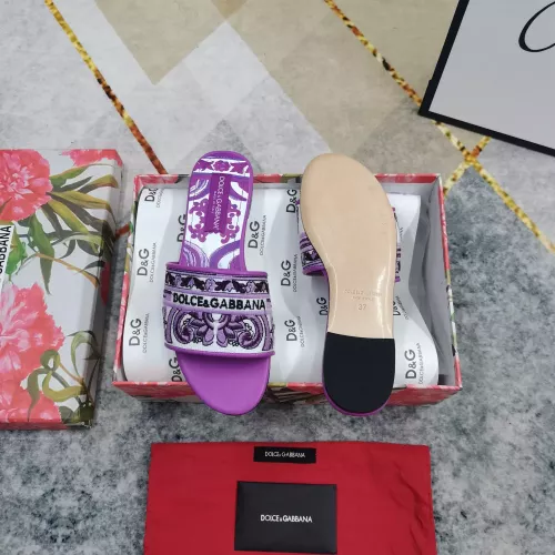 Cheap Dolce &amp; Gabbana D&amp;G Slippers For Women #1357725 Replica Wholesale [$115.00 USD] [ITEM#1357725] on Replica Dolce &amp; Gabbana D&amp;G Slippers