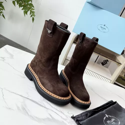 Cheap Prada Boots For Women #1357738 Replica Wholesale [$115.00 USD] [ITEM#1357738] on Replica Prada Boots