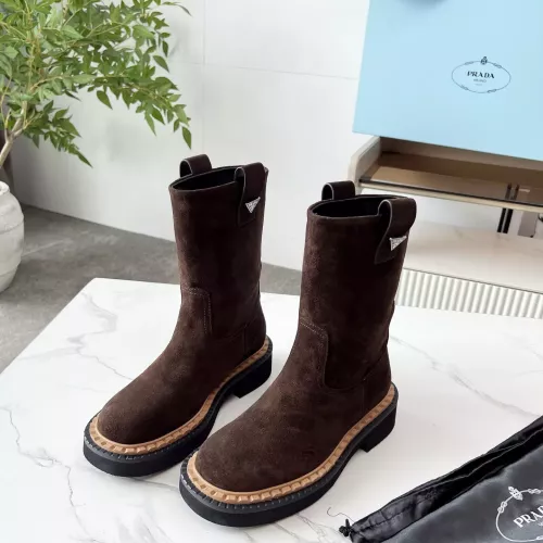 Cheap Prada Boots For Women #1357738 Replica Wholesale [$115.00 USD] [ITEM#1357738] on Replica Prada Boots