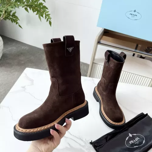 Cheap Prada Boots For Women #1357738 Replica Wholesale [$115.00 USD] [ITEM#1357738] on Replica Prada Boots