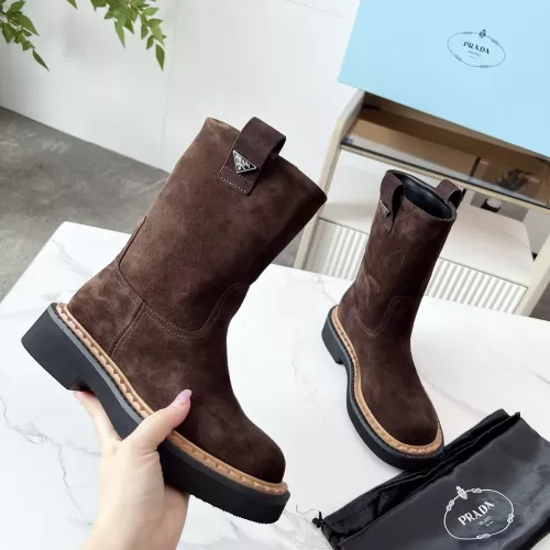 Cheap Prada Boots For Women #1357738 Replica Wholesale [$115.00 USD] [ITEM#1357738] on Replica Prada Boots