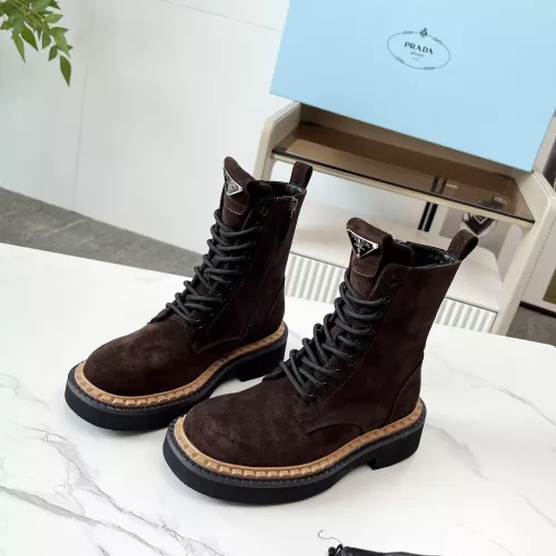 Cheap Prada Boots For Women #1357741 Replica Wholesale [$115.00 USD] [ITEM#1357741] on Replica Prada Boots