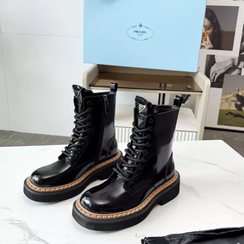 Cheap Prada Boots For Women #1357743 Replica Wholesale [$115.00 USD] [ITEM#1357743] on Replica Prada Boots