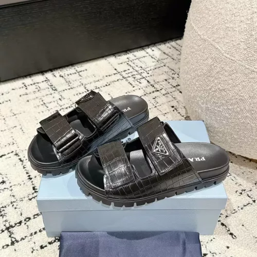 Cheap Prada Slippers For Men #1357759 Replica Wholesale [$98.00 USD] [ITEM#1357759] on Replica Prada Slippers