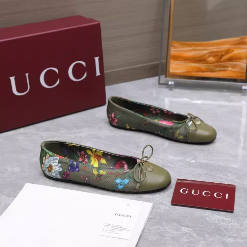 Cheap Gucci Flat Shoes For Women #1357804 Replica Wholesale [$108.00 USD] [ITEM#1357804] on Replica Gucci Flat Shoes
