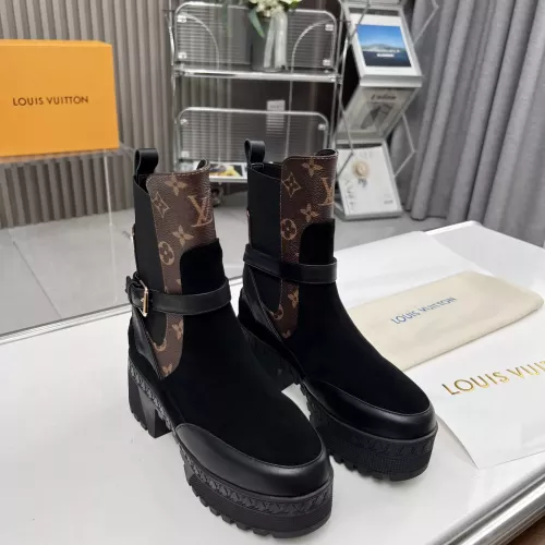 Cheap Louis Vuitton Boots For Women #1357813 Replica Wholesale [$108.00 USD] [ITEM#1357813] on Replica Louis Vuitton Boots