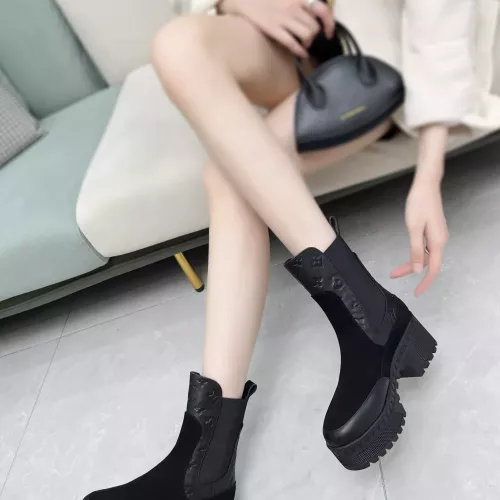 Cheap Louis Vuitton Boots For Women #1357815 Replica Wholesale [$105.00 USD] [ITEM#1357815] on Replica Louis Vuitton Boots