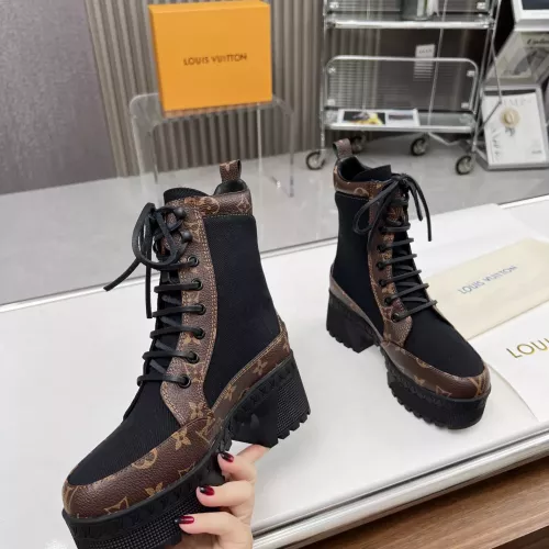 Cheap Louis Vuitton Boots For Women #1357816 Replica Wholesale [$112.00 USD] [ITEM#1357816] on Replica Louis Vuitton Boots