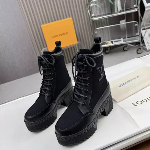 Cheap Louis Vuitton Boots For Women #1357817 Replica Wholesale [$112.00 USD] [ITEM#1357817] on Replica Louis Vuitton Boots