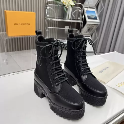 Cheap Louis Vuitton Boots For Women #1357817 Replica Wholesale [$112.00 USD] [ITEM#1357817] on Replica Louis Vuitton Boots